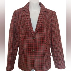 Talbots Aberdeen shetland wool women's Blazer